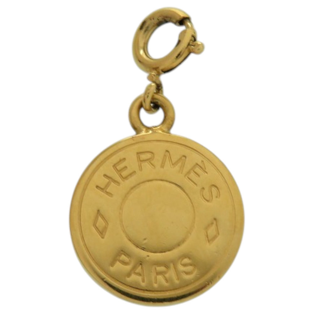 美品 エルメス セリエ メタル ゴールド ペンダントトップ 0195【中古】HERMES