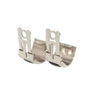 美品 エルメス エマイユ 魚 メタル シルバー ブラック イヤリング 0200【中古】HERMES