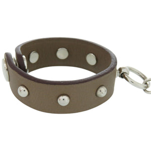 美品 エルメス グローブホルダー エトゥープ スイフト シルバー金具 茶 キーホルダー 0202【中古】HERMES