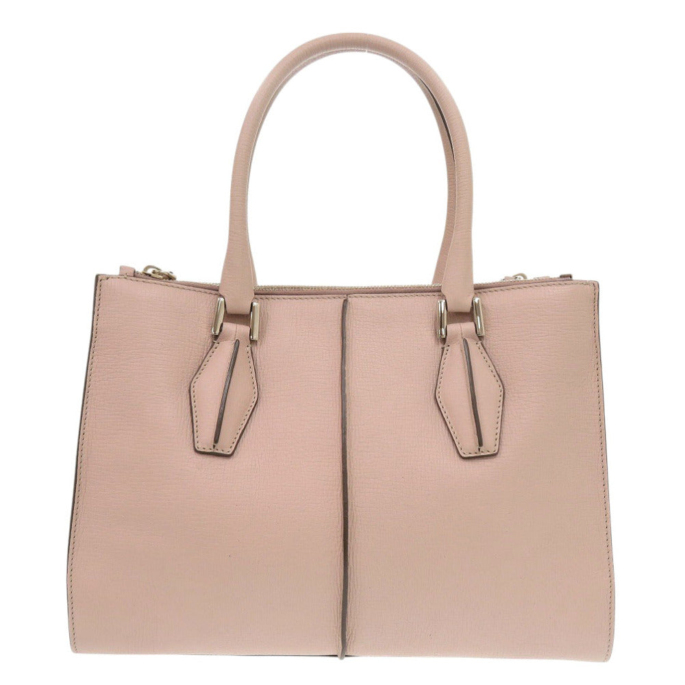 トッズ Dスタイリング トートバッグ レザー ピンク ハンドバッグ 0228【中古】TOD’S
