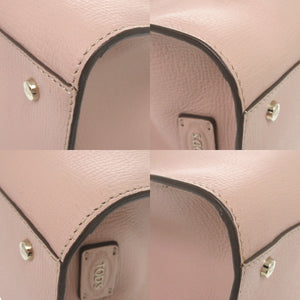 トッズ Dスタイリング トートバッグ レザー ピンク ハンドバッグ 0228【中古】TOD’S