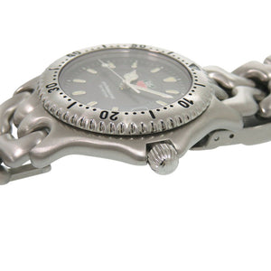 美品 タグホイヤー セル デイト WG1113-0 プロフェッショナル クオーツ 腕時計 SS グレー 0233【中古】TAG HEUER