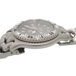 美品 タグホイヤー セル デイト WG1113-0 プロフェッショナル クオーツ 腕時計 SS グレー 0233【中古】TAG HEUER
