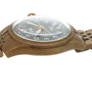 オリス ビッグクラウン ブロンズ ポインターデイト 01 754 7741 3167 SS グリーン 自動巻き 腕時計 0239【中古】ORIS