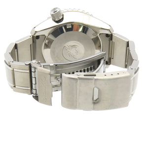 美品 セイコー スプリングドライブ プロスペックス マリンマスター プロフェッショナル 600m 5R66-0AD0 / SBDB001 腕時計 チタン/SS ブラック 黒文字盤 0240【中古】SEIKO メンズ