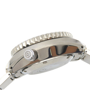 美品 セイコー スプリングドライブ プロスペックス マリンマスター プロフェッショナル 600m 5R66-0AD0 / SBDB001 腕時計 チタン/SS ブラック 黒文字盤 0240【中古】SEIKO メンズ