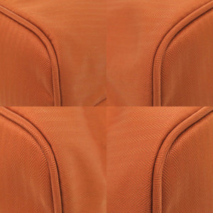 未使用 エルメス ボリードポーチ 31 コットン オレンジ系 ポーチ 0267【中古】HERMES