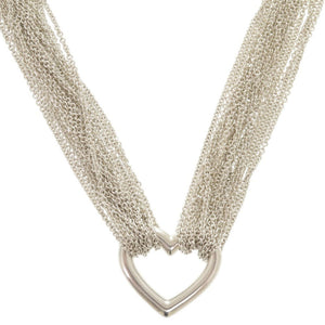美品 ティファニー オープンハート トグル シルバー925 ネックレス 0269【中古】TIFFANY&Co.