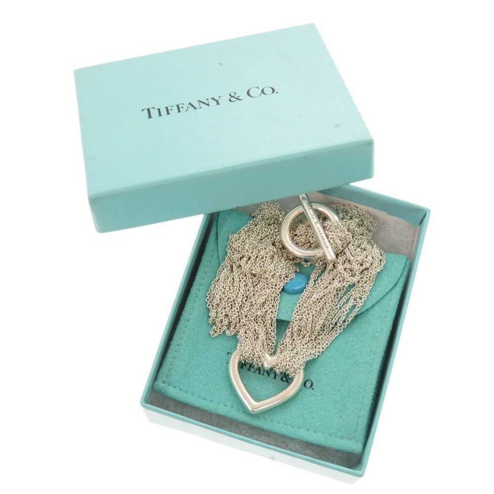 美品 ティファニー オープンハート トグル シルバー925 ネックレス 0269【中古】TIFFANY&Co.