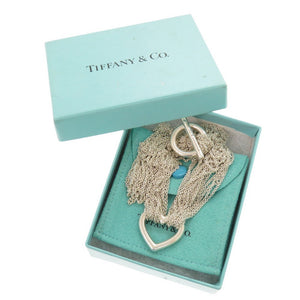 美品 ティファニー オープンハート トグル シルバー925 ネックレス 0269【中古】TIFFANY&Co.
