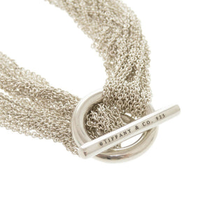 美品 ティファニー オープンハート トグル シルバー925 ネックレス 0269【中古】TIFFANY&Co.