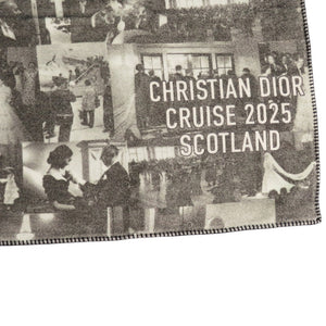 新品同様 クリスチャンディオール ブランケット ひざ掛け ウール グレー その他雑貨 0314【中古】Christian Dior