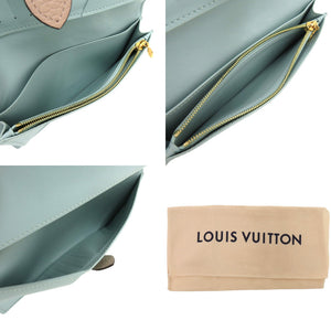 美品 ルイ ヴィトン LV ヴェルティカル ウォレット M81367 トリヨンレザー ガレ 茶 長財布 LV 0317【中古】LOUIS VUITTON