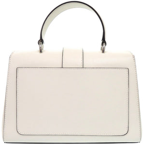 美品 ジミーチュウ 2WAY マデリン レザー シルバー金具 ホワイト 白 ハンドバッグ 0325【中古】JIMMY CHOO