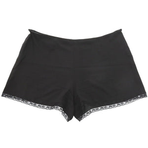 プラダ ミラーパネル P126UR S222 コットン シルバー/ブラック ミニスカート 0333【中古】PRADA