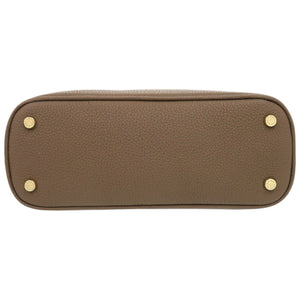 美品 ボナベンチュラ 2way エマバッグ 22シュリンク BBGT1-ET シュリンクカーフレザー ゴールド金具 エトープ 茶 ハンドバッグ 0342【中古】BONAVENTURA