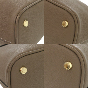 美品 ボナベンチュラ 2way エマバッグ 22シュリンク BBGT1-ET シュリンクカーフレザー ゴールド金具 エトープ 茶 ハンドバッグ 0342【中古】BONAVENTURA