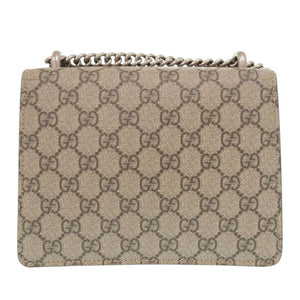美品 グッチ ディオニュソス GGスプリーム スエード 421970 ベージュ レッド チェーンショルダーバッグ ショルダーバッグ 0349【中古】GUCCI