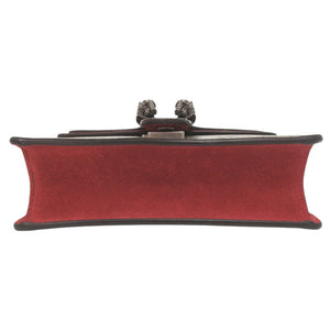 美品 グッチ ディオニュソス GGスプリーム スエード 421970 ベージュ レッド チェーンショルダーバッグ ショルダーバッグ 0349【中古】GUCCI