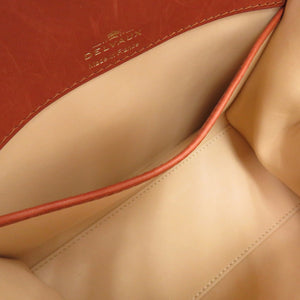 美品 デルボー ブリヨン ミニ テディ AA0406BRZ0ARSDO カーフ ウール ソフトシアリング ナチュラル 茶 ハンドバッグ 0357【中古】DELVAUX