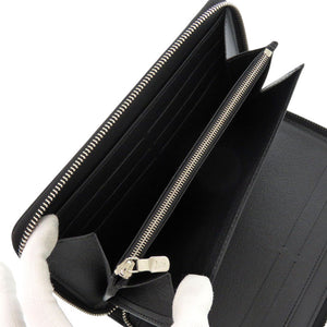 美品 ルイ ヴィトン ジッピーオーガナイザー N60111 ダミエグラフィットキャンバス ブラック 長財布 黒 LV 0370【中古】LOUIS VUITTON