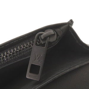 美品 ルイ ヴィトン ポルトフォイユ ブラザ NM LV アエログラム M69980 IC ブラック 長財布 黒 LV 0371【中古】LOUIS VUITTON