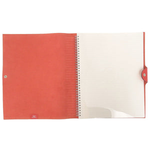 美品 エルメス ユリスGM トゴ ルージュピヴォワンヌ シルバー金具 □R刻印(2014年製) 手帳カバー 赤 0374【中古】HERMES