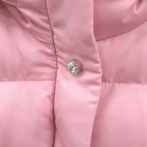 新品同様 ミュウミュウ ML565 1VZ6 サイズ40 ダウンジャケット ナイロン ピンク 0380【中古】MIUMIU