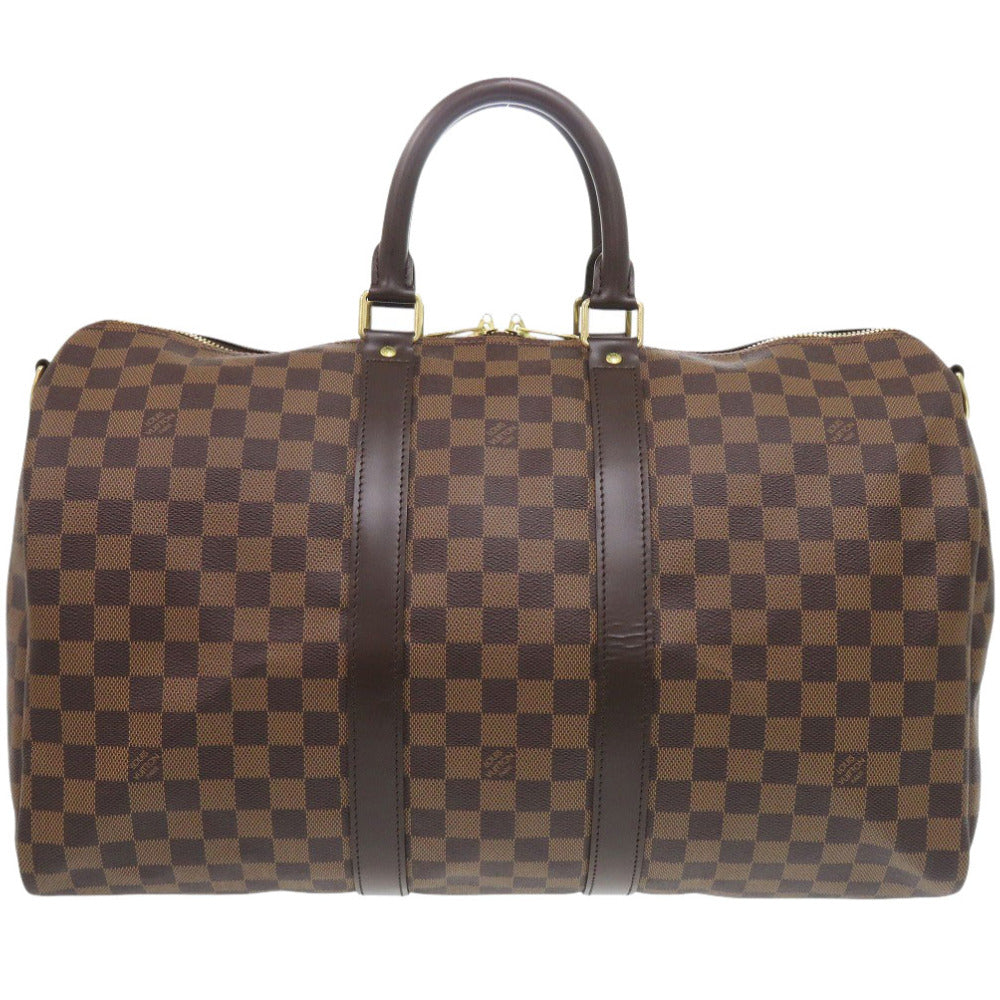 新品同様 ルイ ヴィトン キーポルバンドリエール45 ダミエ N41428 ボストンバッグ LV 0382【中古】LOUIS VUITTON