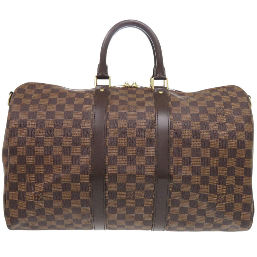 新品同様 ルイ ヴィトン キーポルバンドリエール45 ダミエ N41428 ボストンバッグ LV 0382【中古】LOUIS VUITTON
