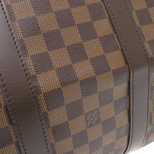 新品同様 ルイ ヴィトン キーポルバンドリエール45 ダミエ N41428 ボストンバッグ LV 0382【中古】LOUIS VUITTON