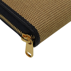 新品同様 グッチ 1955 ホースビット 621889 0416 キャンバス レザー ベージュ 長財布 0393【中古】GUCCI