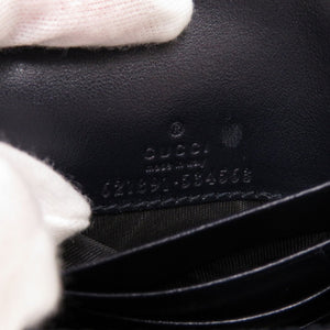 新品同様 グッチ ホースビット 621891 キャンバス/レザー ベージュ 二つ折り財布 0394【中古】GUCCI