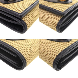 新品同様 グッチ ホースビット 621891 キャンバス/レザー ベージュ 二つ折り財布 0394【中古】GUCCI