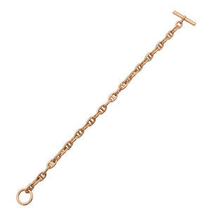 新品同様 エルメス シェーヌダンクル TPM 28コマ K18PG ブレスレット 750 ピンクゴールド ジュエリー 0411【中古】HERMES メンズ レディース ユニセックス