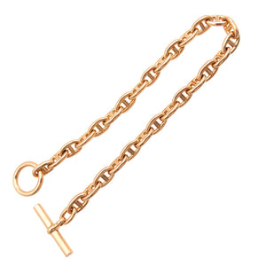 新品同様 エルメス シェーヌダンクル TPM 28コマ K18PG ブレスレット 750 ピンクゴールド ジュエリー 0411【中古】HERMES メンズ レディース ユニセックス