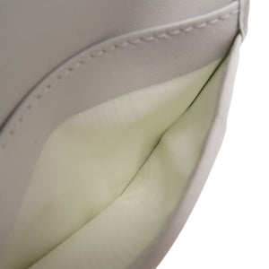 美品 クリスチャンディオール Caro スカーレット フラワー 98 MA 0214 カーフ ホワイト 白 二つ折り財布 0438【中古】Christian Dior