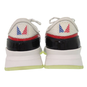 未使用 ルイ ヴィトン アメリカズカップ2017 FD0127 パテントレザー ナイロン ホワイト ブラック サイズ5 スニーカー LV 0462【中古】LOUIS VUITTON