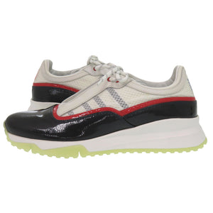 未使用 ルイ ヴィトン アメリカズカップ2017 FD0127 パテントレザー ナイロン ホワイト ブラック サイズ5 スニーカー LV 0462【中古】LOUIS VUITTON