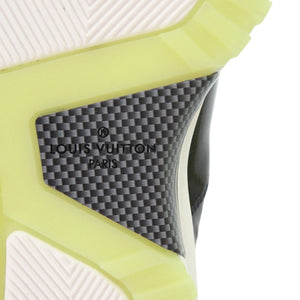 未使用 ルイ ヴィトン アメリカズカップ2017 FD0127 パテントレザー ナイロン ホワイト ブラック サイズ5 スニーカー LV 0462【中古】LOUIS VUITTON