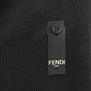 新品同様 フェンディ バッグバグズ モンスター FZZ113 ウール ブラック ニット 黒 0466【中古】FENDI