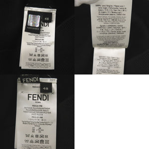 新品同様 フェンディ バッグバグズ モンスター FZZ113 ウール ブラック ニット 黒 0466【中古】FENDI