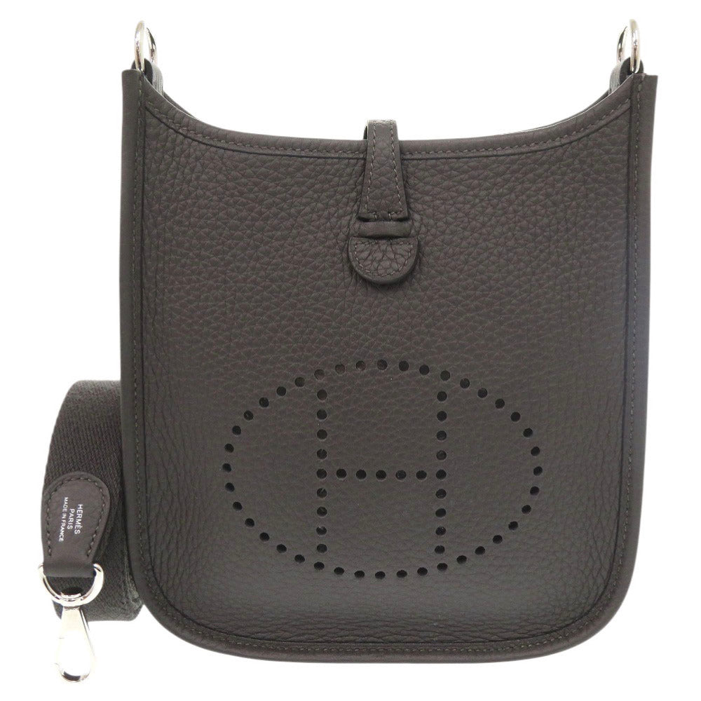 未使用品 エルメス エブリンTPM アマゾン トリヨンクレマンス ダークブロンズ シルバー金具 W刻印(2024年製) ショルダーバッグ 0483【中古】HERMES