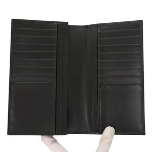 未使用 ブルガリ セルペンティ スカリエ マン 284731 レザー ブラック 長財布 黒 0501【中古】BVLGARI