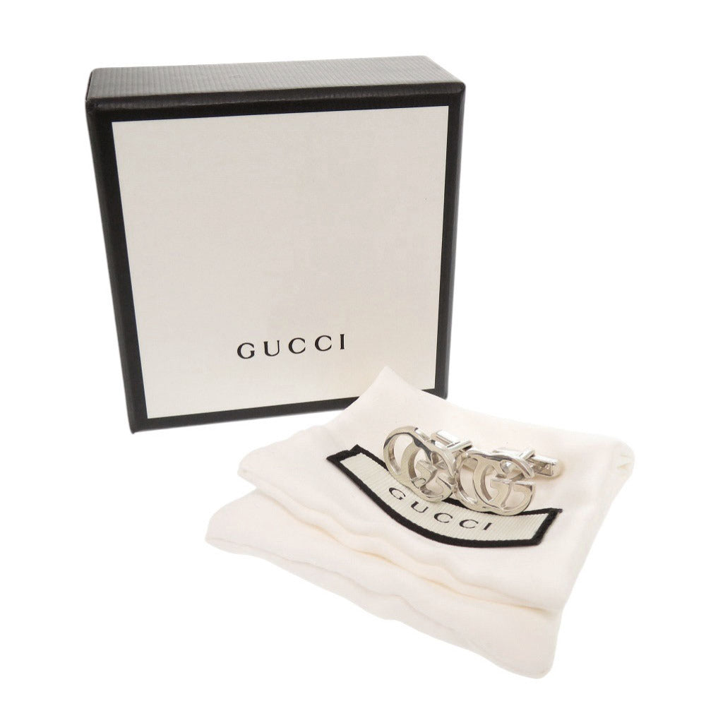 美品 グッチ ダブルG シルバー925 カフリンクス カフス 0505【中古】GUCCI メンズ