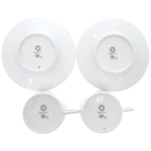 未使用品 エルメス カップ&ソーサー リズム 2個セット 食器 陶器 ブルー レッド 赤青 0506【中古】HERMES