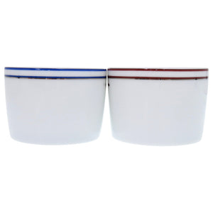 未使用品 エルメス カップ&ソーサー リズム 2個セット 食器 陶器 ブルー レッド 赤青 0506【中古】HERMES