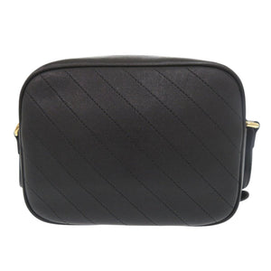 新品同様 グッチ ブロンディ 742360 レザー ブラック ショルダーバッグ 黒 0510【中古】GUCCI