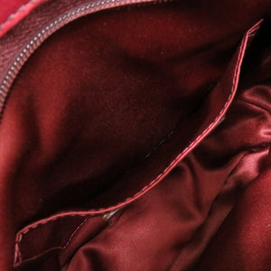 美品 コーチ パッチワーク ハンドバッグ レザー レッド 0512【中古】COACH