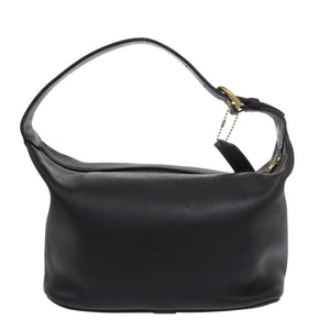 コーチ オールドコーチ レザー ブラック ハンドバッグ 黒 0512【中古】COACH